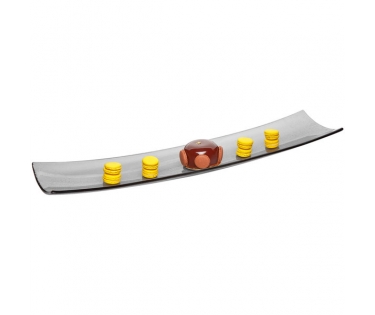 Dĩa thủy tinh chữ nhật Rosseto GLS017