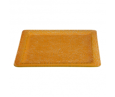 Dĩa thủy tinh handmade chữ nhật Rosseto GLS044M