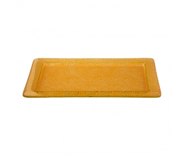 Dĩa thủy tinh handmade chữ nhật Rosseto GLS045M