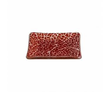 Dĩa thủy tinh handmade mini vuông Rosseto GLS058C