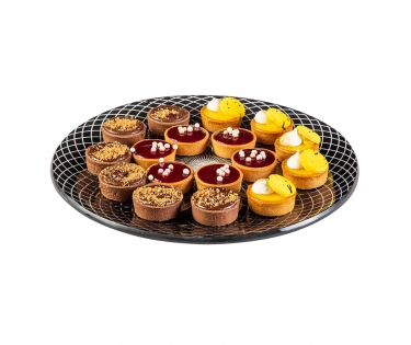 Dĩa thủy tinh handmade Rosseto GLS036B