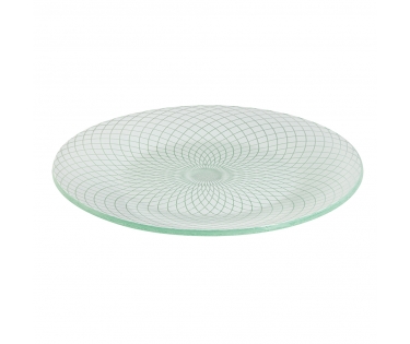 Dĩa thủy tinh handmade Rosseto GLS036W