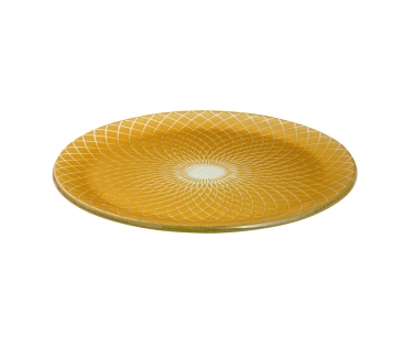 Dĩa thủy tinh handmade Rosseto GLS037G