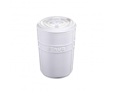 Hũ đựng gia vị Staub màu trắng