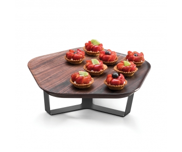 Khay melamine ngũ giác có giá đỡ Rosseto SM285