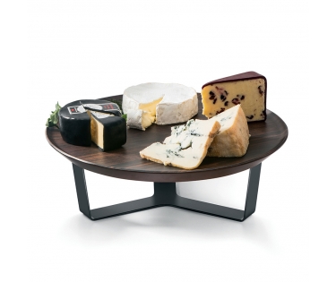 Khay melamine tròn có giá đỡ Rosseto SM287