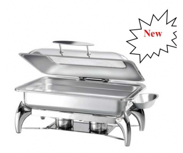 Lò hâm buffet chữ nhật nắp kiếng có chân-AT62593