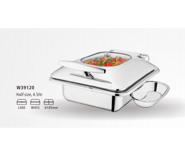Nồi hâm buffet Sunnex vuông nắp kiếng W39120