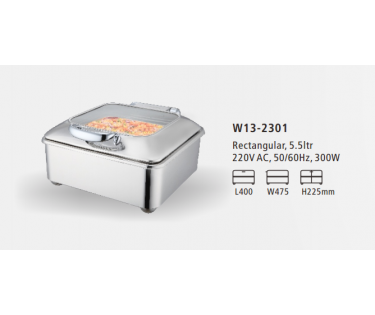 Nồi hâm buffet Sunnex vuông W13-2301