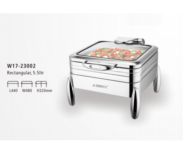 Nồi hâm buffet Sunnex vuông W17-23002