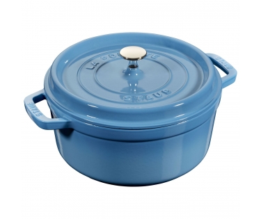 Nồi Staub tròn Ice Blue