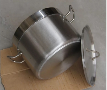 Nồi thấp 2 quai Inox